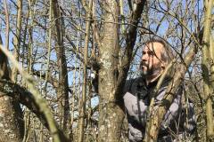 Erst auf der Leiter wird der Verhau richtig deutlich.