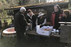 Zum Abschluss eine kleine, wohlverdiente Stärkung.