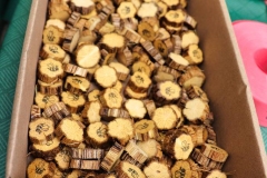 Die Robbergtaler als Pfandmarken - unverwechselbare Unikate.