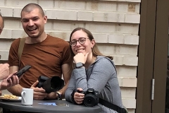 Sandra Kooß und Daniel Lisowski unterwegs als Fotografen für die Robbergfreunde.