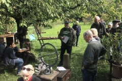 Ulrich Deubel berichtet über seine Recherchen zu 500 Jahre Kulturlandschaft am Robberg.