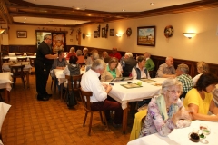 Der Ausflug fand seinen gemütlichen Ausklang im "La Couronne" in Roeschwoog ...