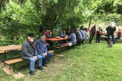 ... kamen Mitglieder und Gäste gemütlich zusammen ...