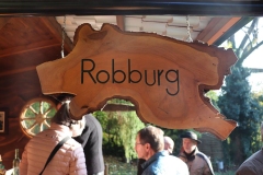 Zu einer kleinen Feier wechselten die Gäste in die "Robburg" auf dem Grundstück von Vereinsmitglied Joe Walz.