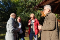 ... und auch über den verkosteten Robbergwein gefachsimpelt.