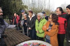 ... an welchen Stellen Gehölz austreibt und wo Früchte gebildet werden.